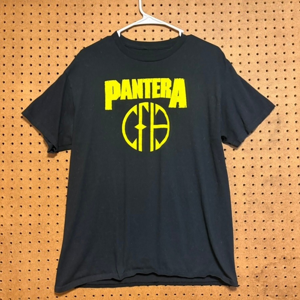 Pantera Tour Shirt L Black CFH Graphic 2023 Heaviest Tour of the Summer Concert
